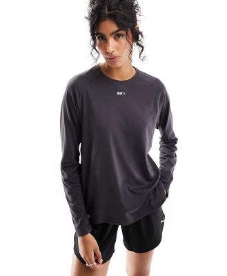 PUMA Running Evolve long sleeve t-shirt in dark grey