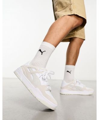 PUMA Slipstream sneakers in white & tan