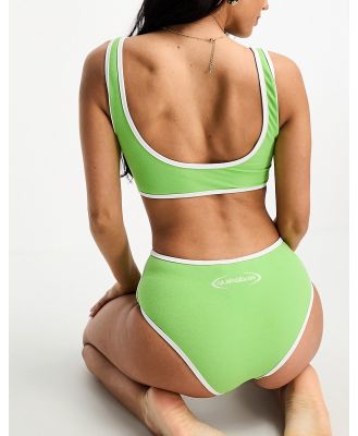 Quiksilver bikini bottoms in green