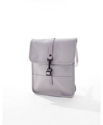 Rains 13010 unisex waterproof micro backpack in flint grey lilac
