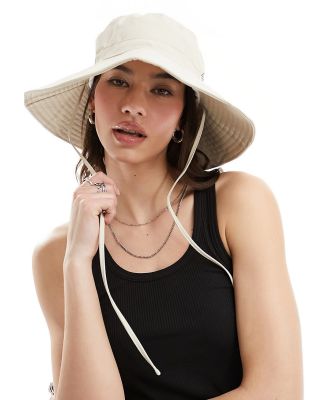 Rains Boonie waterproof hat in sand dune exclusive to ASOS-Neutral