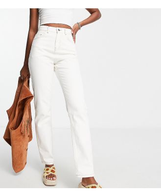 Reclaimed Vintage Inspired straight leg jeans in white