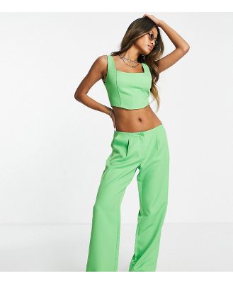 Reclaimed Vintage inspired tailored pants in green