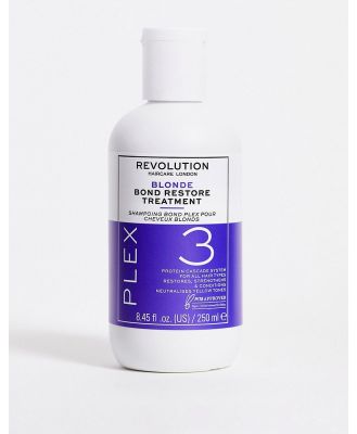Revolution Haircare Blonde Plex 3 Bond Restore Treatment 250ml-No colour