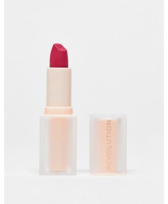 Revolution Lip Allure Soft Satin Lipstick Material Girl Wine-Red