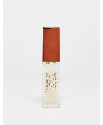 Revolution Pro Glow Edit Shimmer Lip Oil Touch Clear-No colour