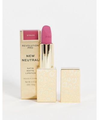Revolution Pro New Neutral Satin Matte Lipstick - Struck-Pink