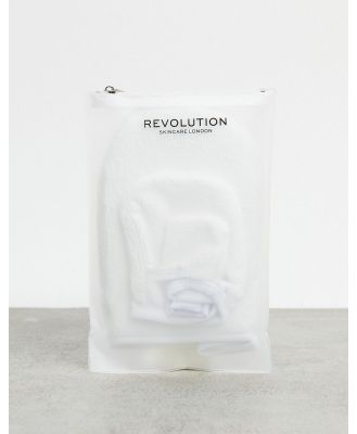 Revolution Skincare reusable soft cleansing mitts-No colour