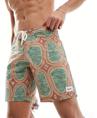 Rhythm vista swim trunk in multi