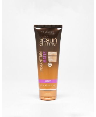 Rimmel London Sunshimmer Instant Tan Face & Body - Light Matte 125ml-Brown