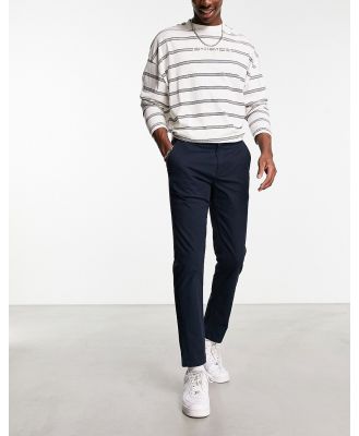 River Island casual chinos in navy