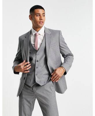 River Island skinny suit jacket in grey