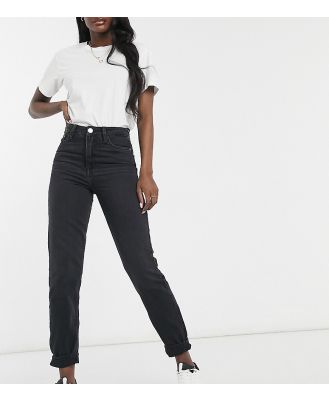 River Island Tall Carrie mom jeans in washed black