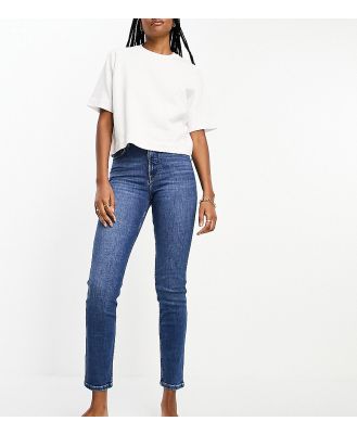 River Island Tall slim jeans in mid blue wash