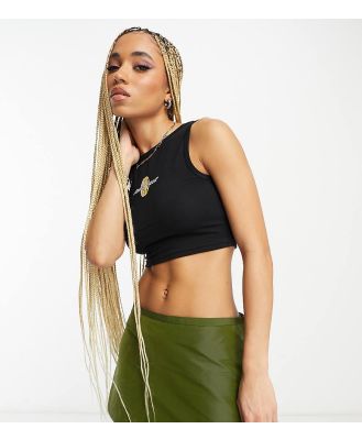 Santa Cruz peace strip crop top in black Exclusive at ASOS