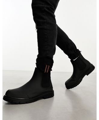 schuh Banks chunky chelsea boots in black