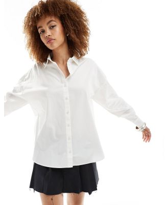Selected classic button down shirt in white