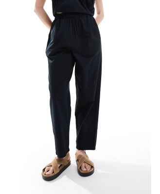 Selected Femme pull on pants in black (part of a set)