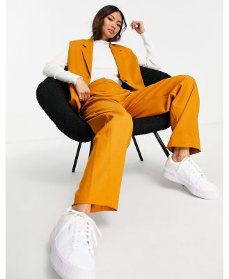 Selected Femme tailored suit pants in orange (part of a set) - ORANGE