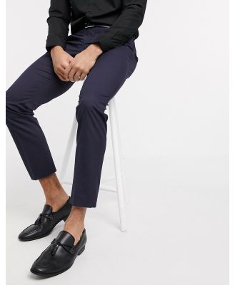 Selected Homme suit pant with stretch in slim fit navy