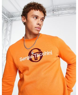 Sergio Tacchini sweat with large logo in orange