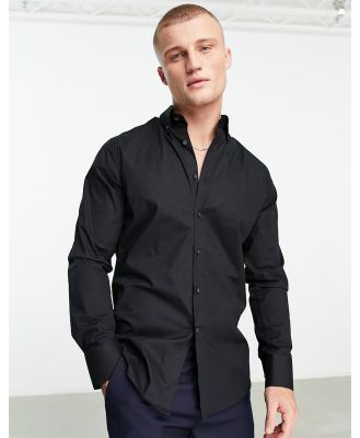 Shelby & Sons Chilwell smart shirt in black