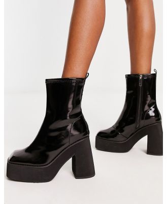 Shellys London Jupe heeled boots in black