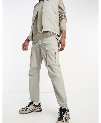 Sixth June embroidered cargos in grey