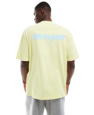 Sixth June essentials t-shirt in yellow