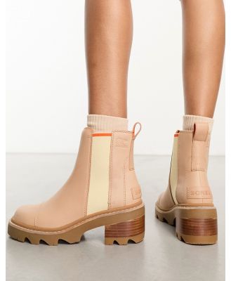 Sorel Joan Snow heeled boots in camel-Brown