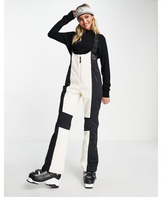 South Beach ski pants in black and cream-Neutral
