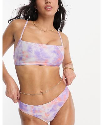 Speedo thin strap bikini set in purple