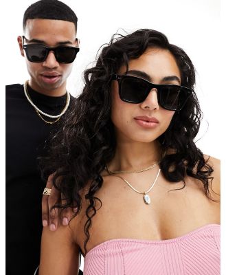 Spitfire Cut Ninety One square sunglasses in black