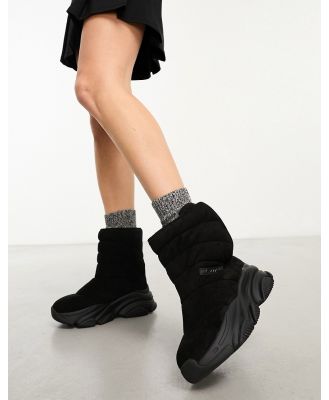 Steve Madden Puff padded snow boots in black