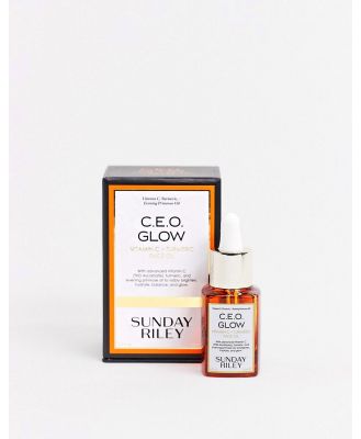 Sunday Riley CEO Glow Vitamin C and Turmeric Face Oil 15ml-Clear