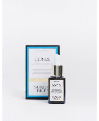 Sunday Riley Luna Sleeping Night Oil with Retinol & Blue Tansy 15ml-Clear