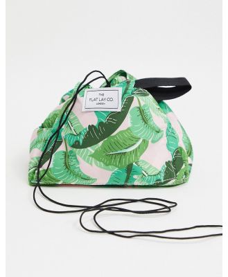 The Flat Lay Co. Drawstring Makeup Bag - Tropical Print-No colour