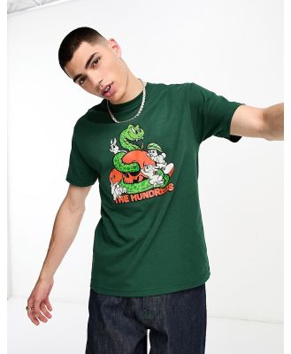 The Hundreds Bad Apples t-shirt in green with chest print
