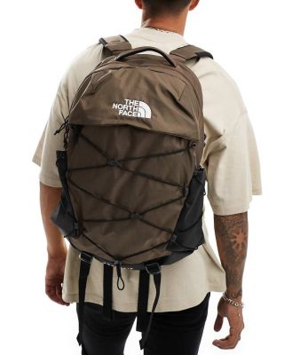 The North Face Borealis logo backpack in brown