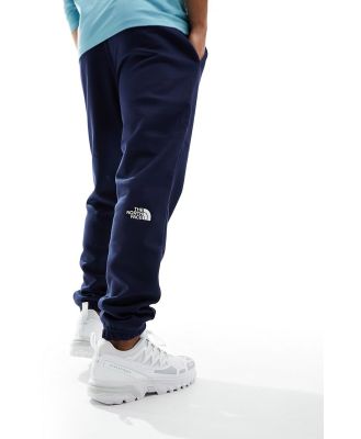 The North Face Essential oversized fleece trackies in navy