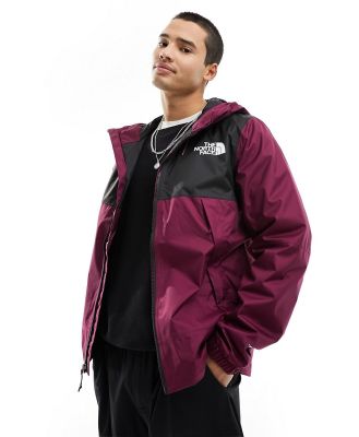 The North Face Mountain Quest waterproof hooded jacket in black