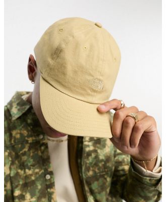 The North Face Norm washed cotton cap in beige-Neutral