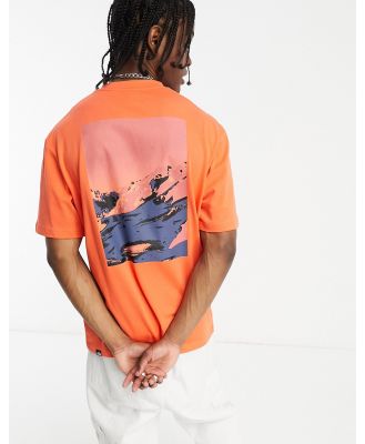 The North Face NSE back graphic heavyweight oversized T-shirt in orange