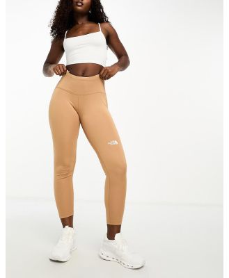 The North Face Training Flex high waist 7/8 leggings in beige-Neutral