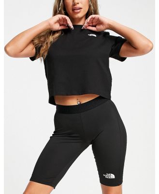 The North Face Training Mountain Athletic high waist legging shorts in black