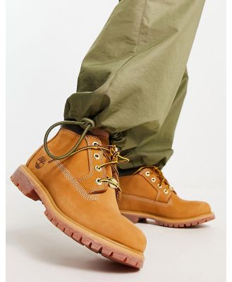 Timberland Nellie chukka boots in wheat nubuck leather-Neutral