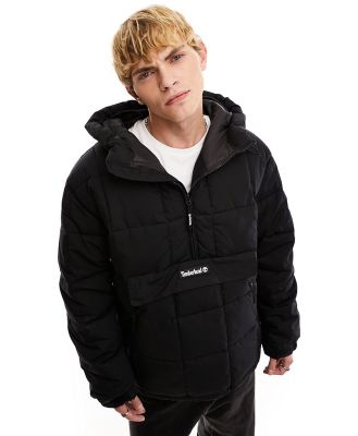 Timberland pullover puffer jacket in black