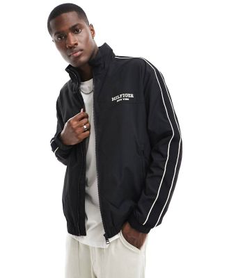 Tommy Hilfiger stripe track jacket in black