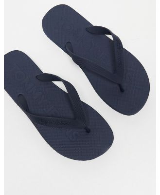 Tommy Jeans beach thongs in navy