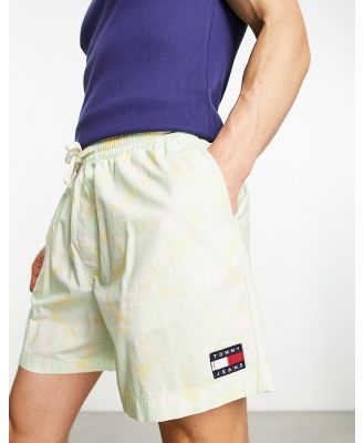 Tommy Jeans flag logo camo shorts in multi